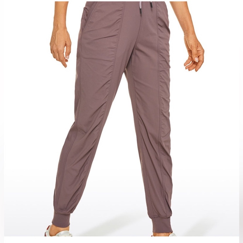 Women's Casual Jogger Pants - Dusty Rose